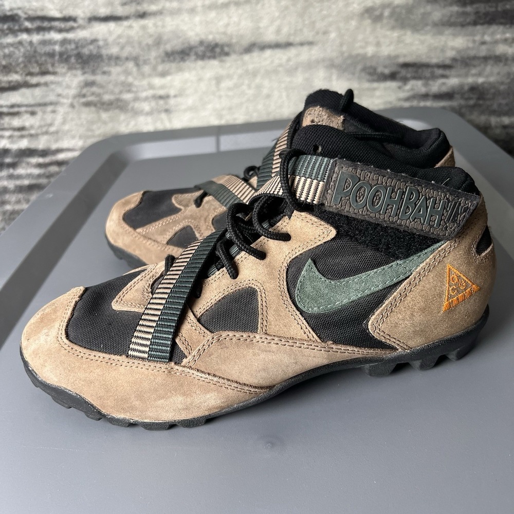 Vintage 90s Nike ACG Pooh Bah Mountain Bike Shoes Mens US 10 EU 44 Cycling
